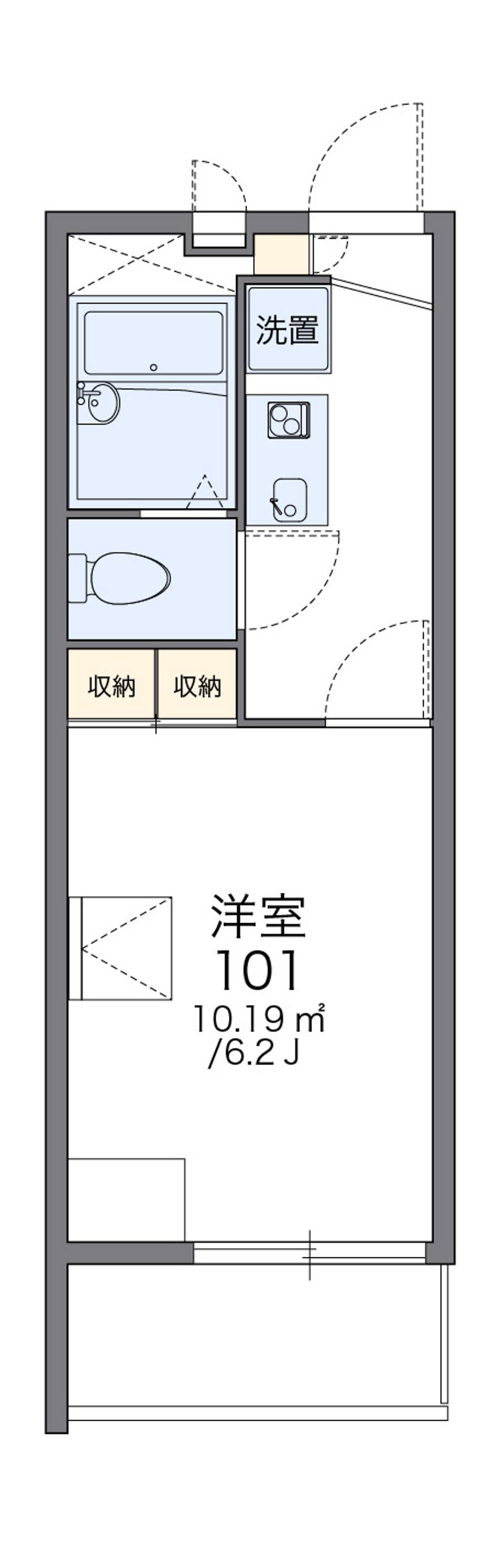 レオパレス甲子園ＣＩＴＹ 間取図