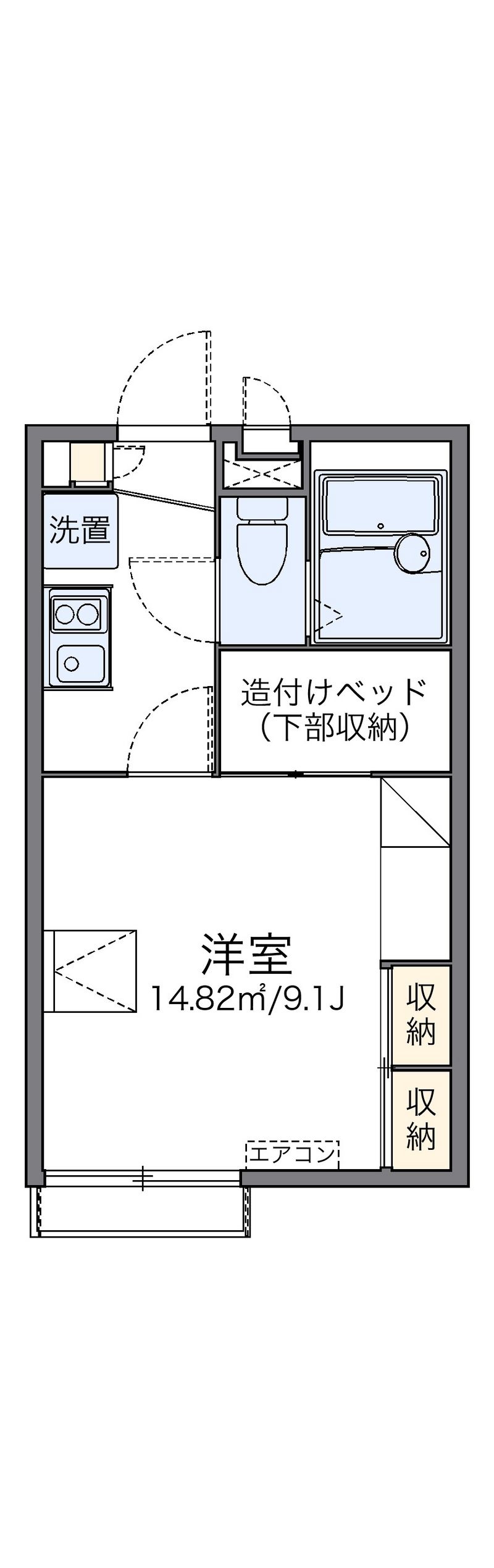 レオパレスラ　ベッラ　カーサ 間取図