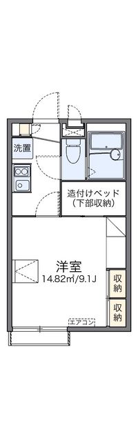 レオパレスラ　ベッラ　カーサ 間取り図