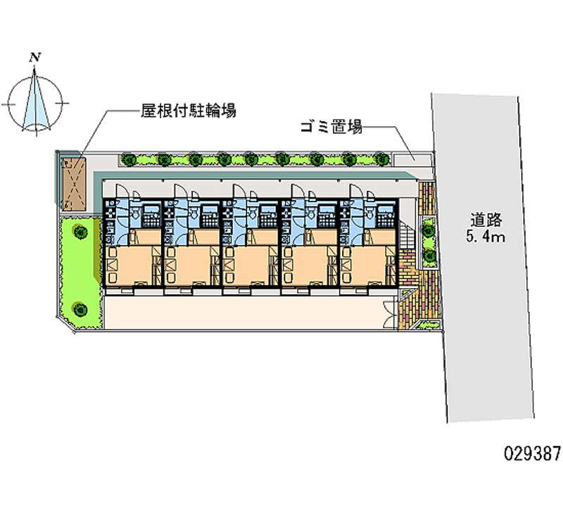 レオパレスパークハイム 区画図