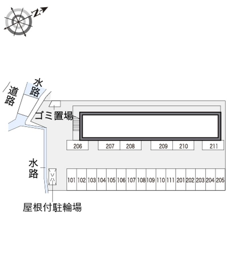レオパレス樋上 駐車場