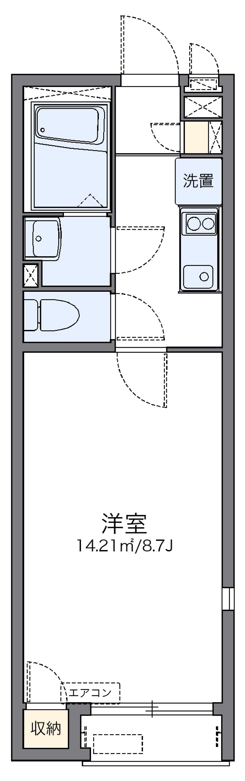 レオネクストサルビア 間取図
