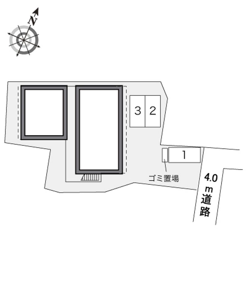 レオパレスヴィエント 配置図