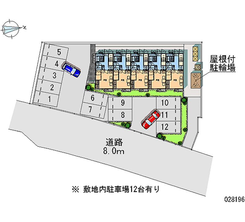 レオパレスマイウス 月極駐車場