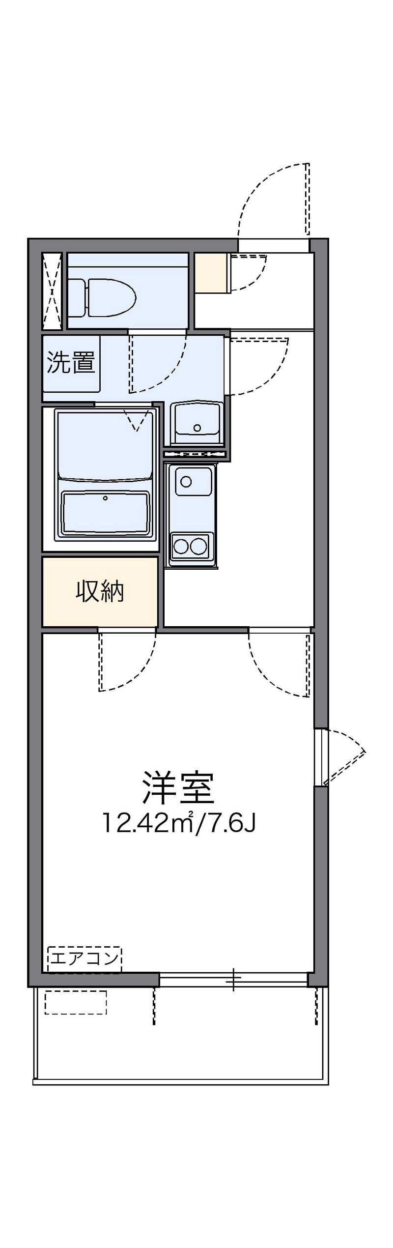 レオネクストオルトシエ 間取図