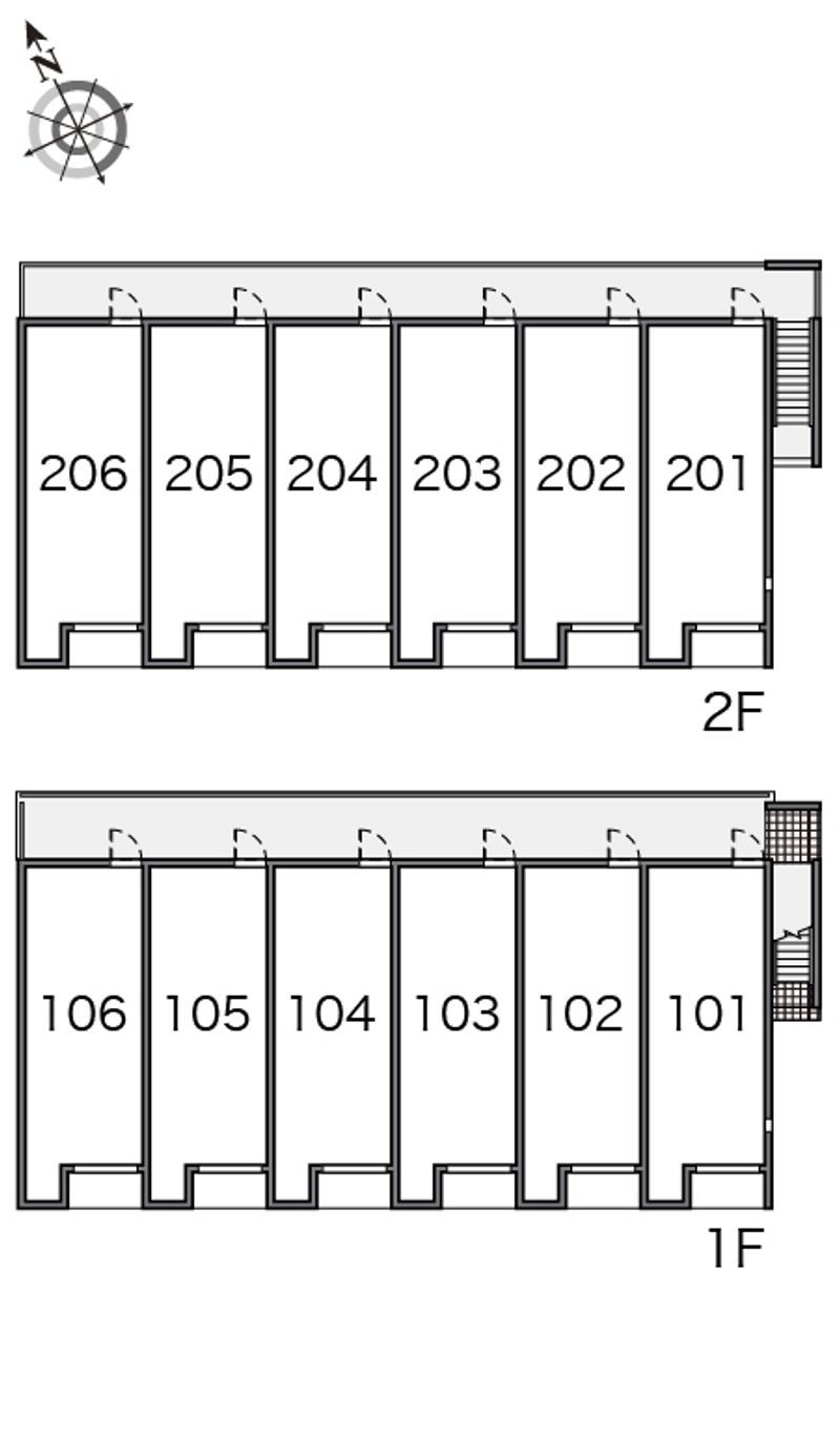 レオネクスト椎の木 間取配置図