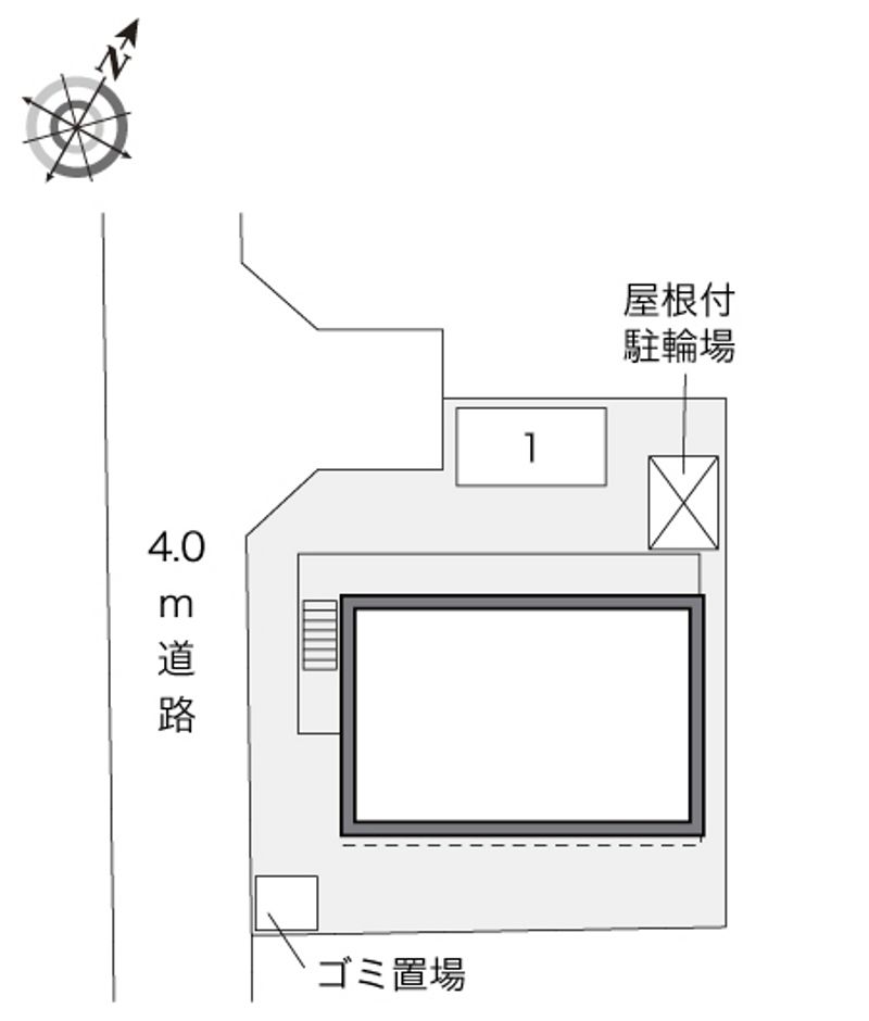 レオパレスアゼリア 配置図