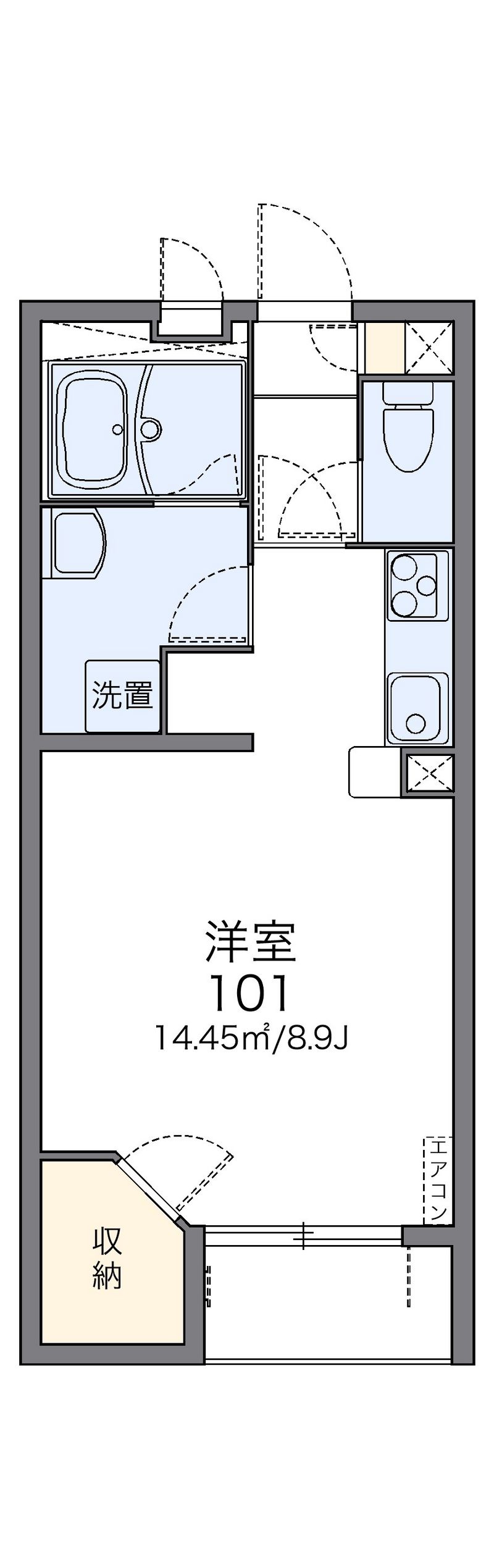 レオネクストスマイル 間取図