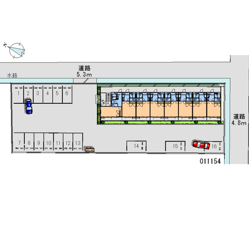 11154 Monthly parking lot