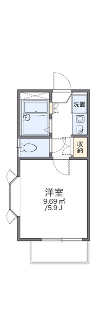 レオパレス伊勢崎第２ 間取り図