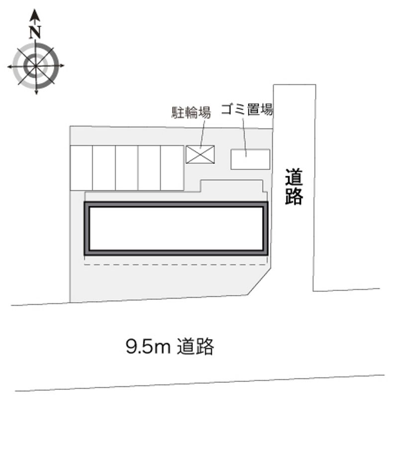 レオパレスさくらブリッサⅡ 配置図