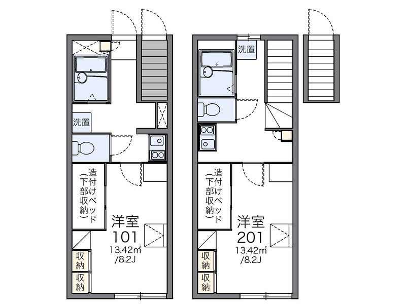 レオパレスＷｅｓｔ　Ⅲ 間取図