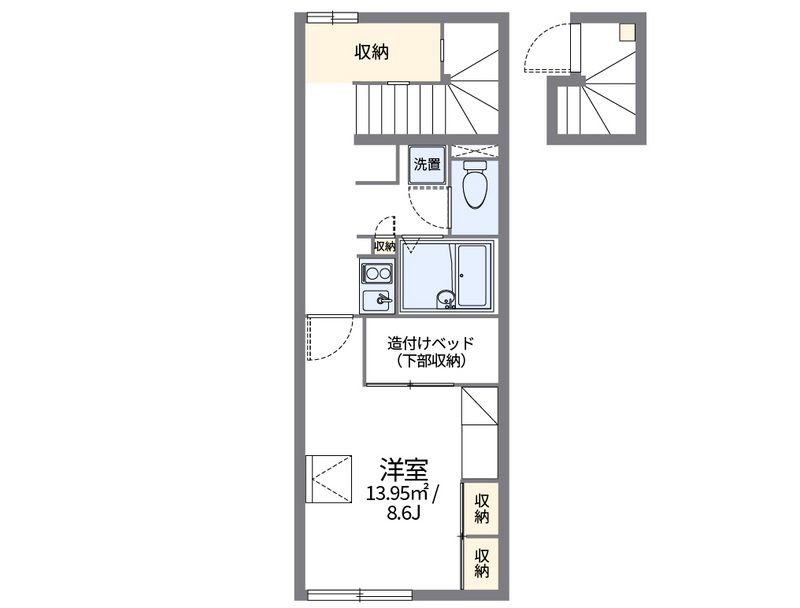 レオパレスＨＫＭ 間取図