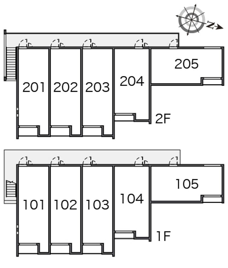 クレイノエトワールⅡ 間取配置図