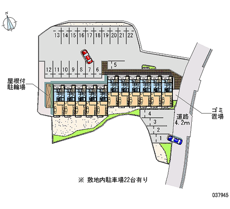 37945 Monthly parking lot