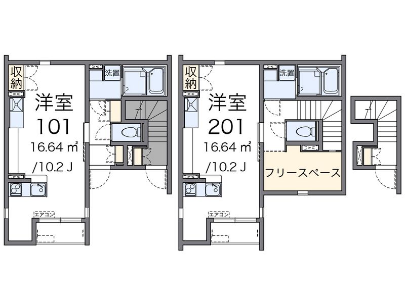 ミランダ玉水２ 間取図