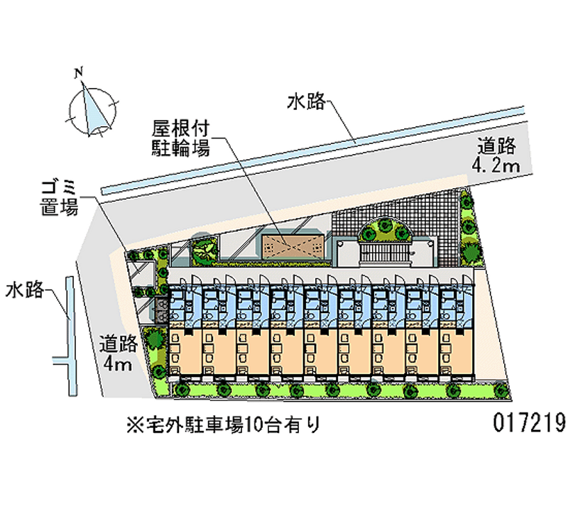 レオパレスＥＺ　ハイム 月極駐車場