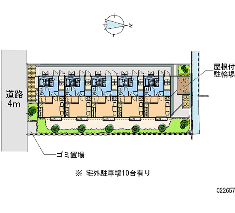 22657月租停车场