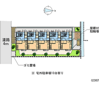 22657 Monthly parking lot