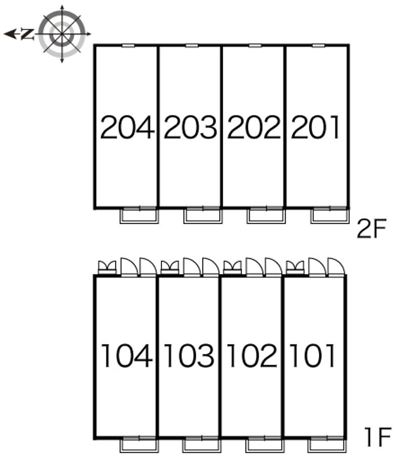 レオパレスｐｅｒｓｉｍｍｏｎ 間取り配置図