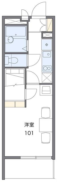 レオパレスカトレヤ 間取り図