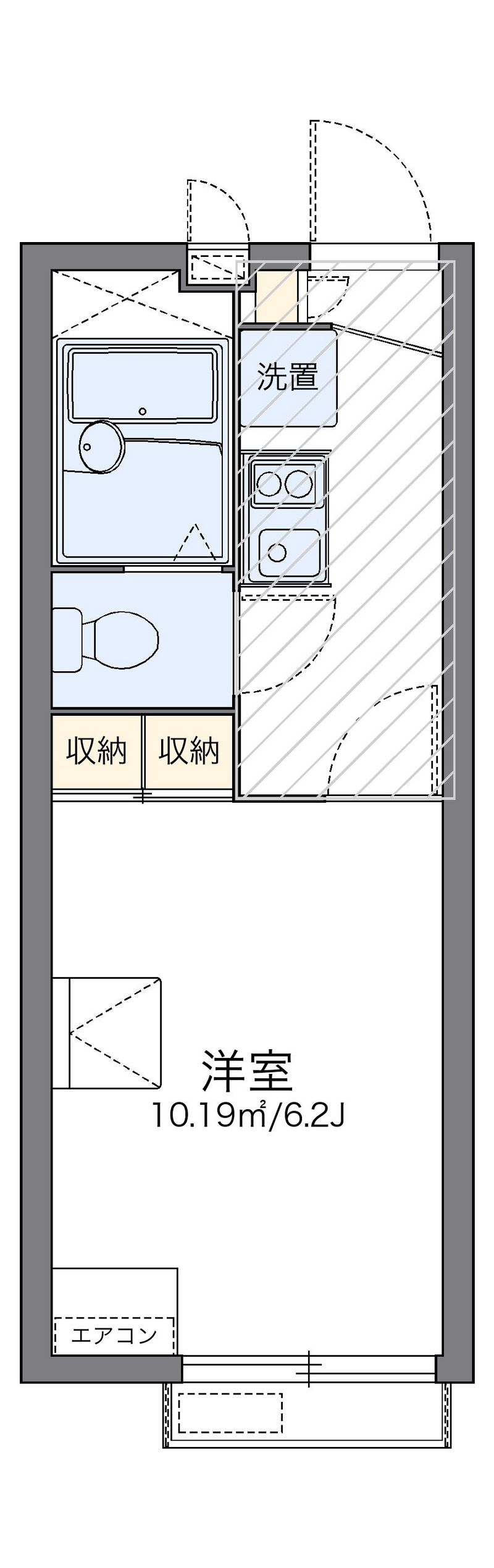 レオパレス六甲ガーデンズ 間取図