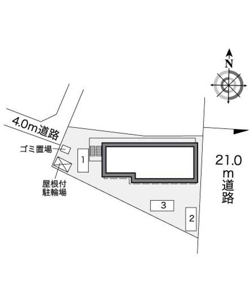 レオパレス南風 配置図