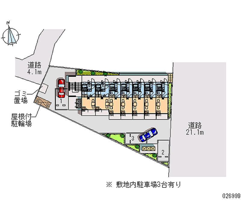 レオパレス南風 区画図