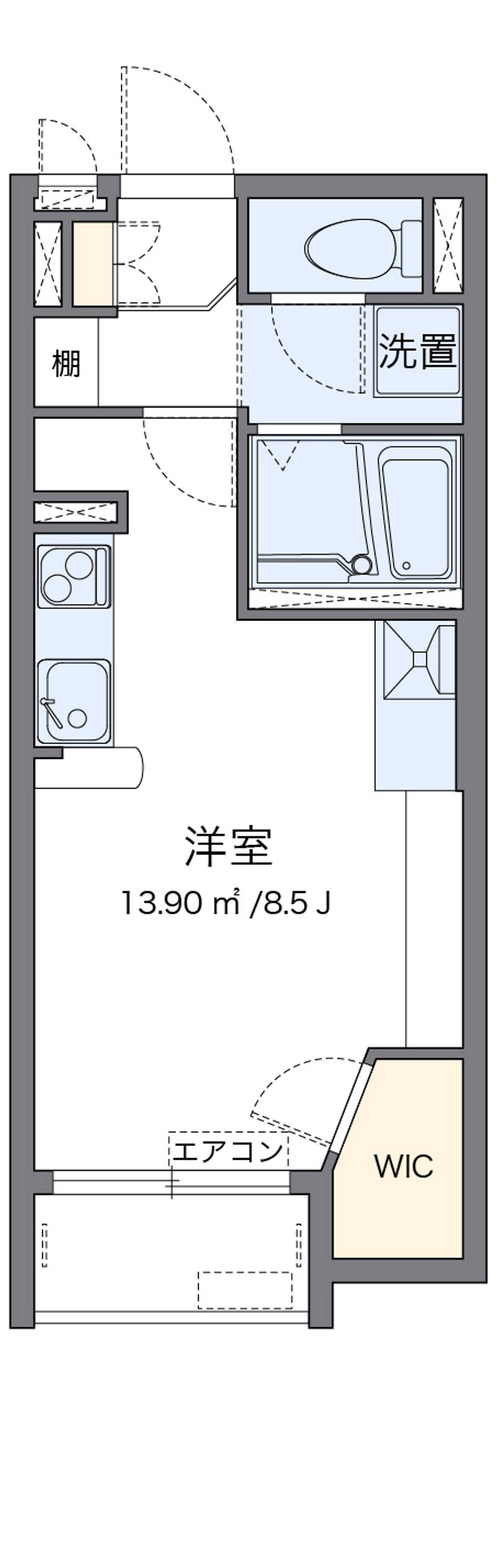 レオネクストアミーゴ 間取図