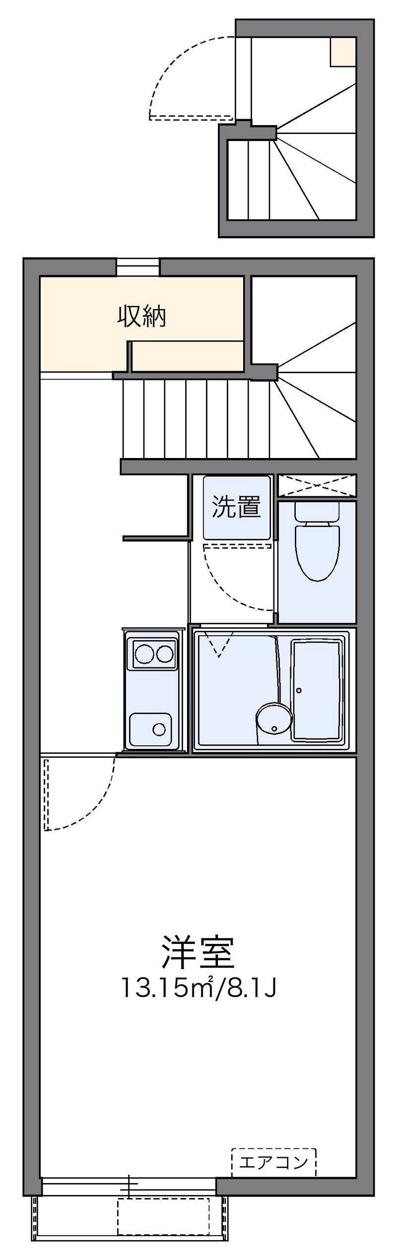 レオネクスト鳥飼　ＮＡＮＰＯ 間取図