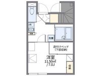 レオパレス池新田Ⅱ 間取り図