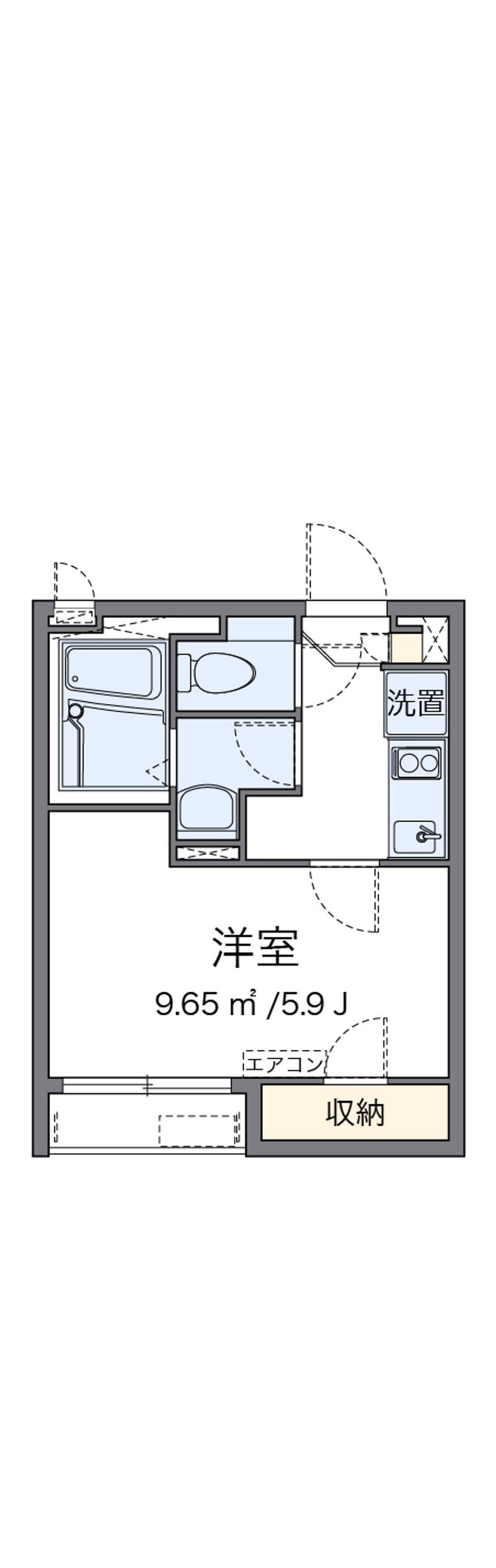 クレイノエルヴィータ東比恵 間取り