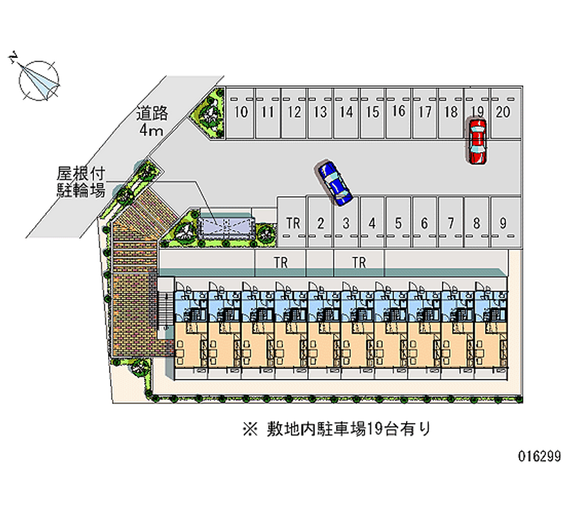 16299 Monthly parking lot