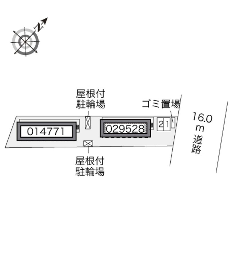 レオパレスさくら 配置図
