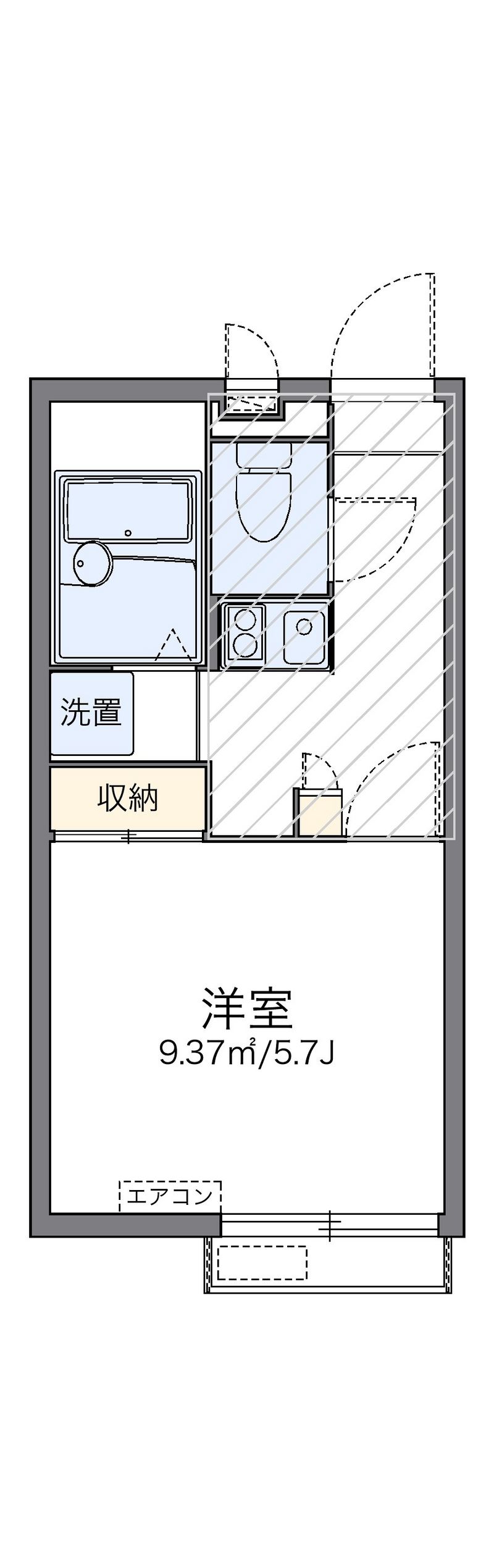 leopalace J Grace Mirai Floor plan