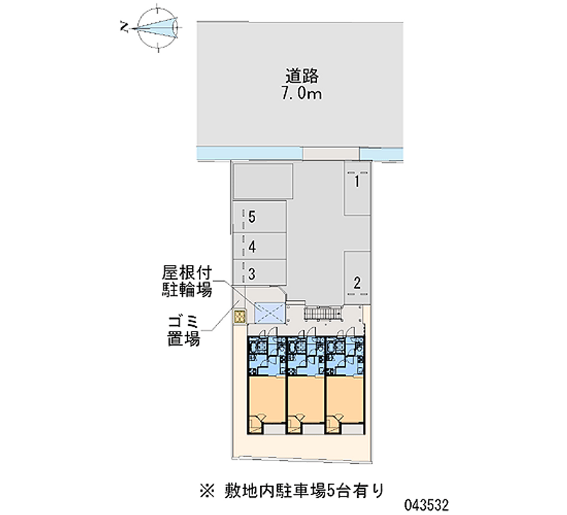 43532 Monthly parking lot