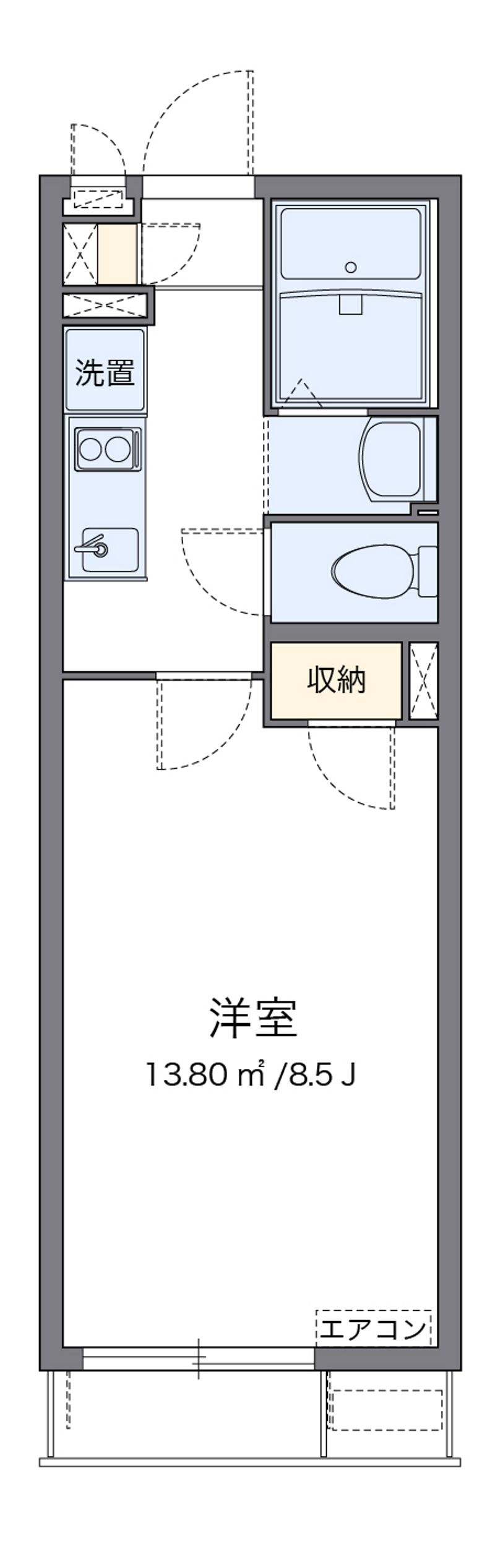 クレイノミソラⅡ 間取図