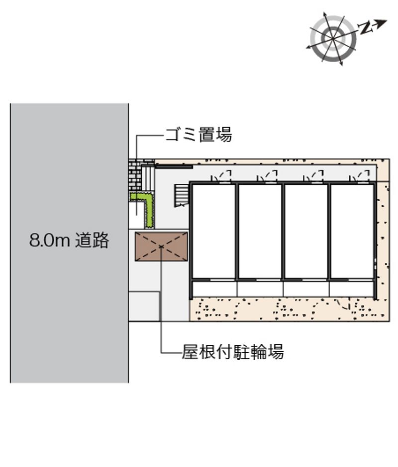 クレイノ梅香 配置図