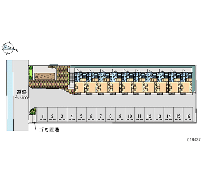 16437月租停车场