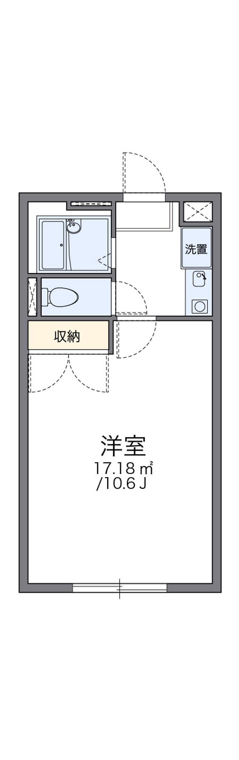レオパレスリバーサイド 間取り
