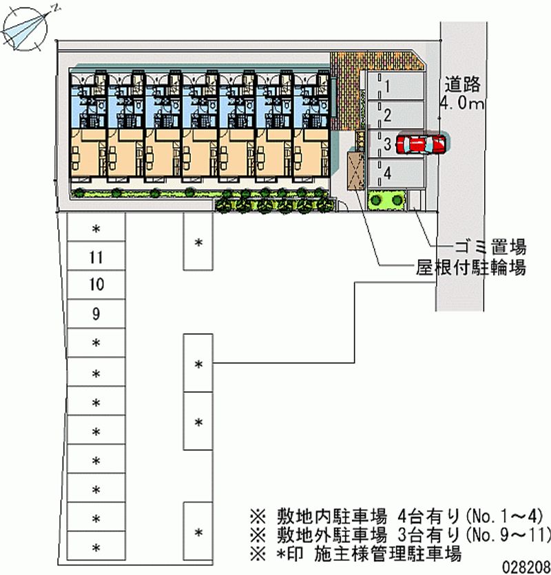 28208月租停車場