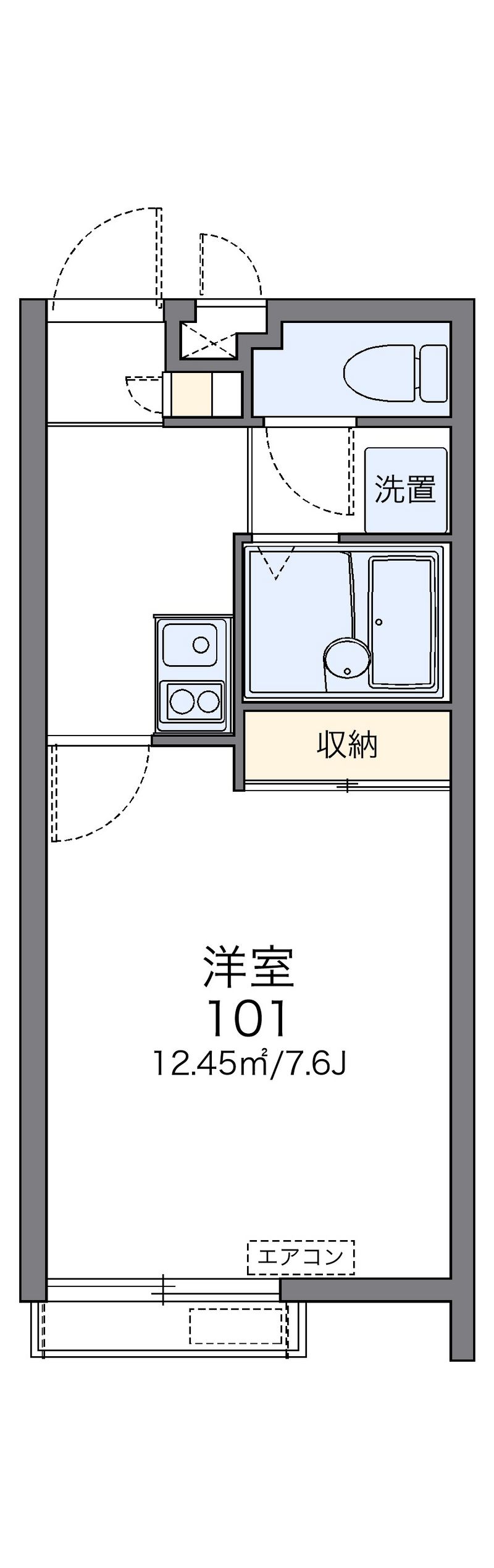 レオパレス琉 間取図