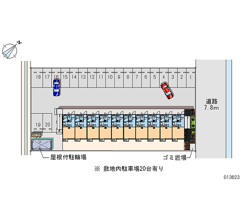 13623月租停车场