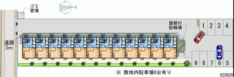 レオパレスラ・ティーダⅡ 月極駐車場