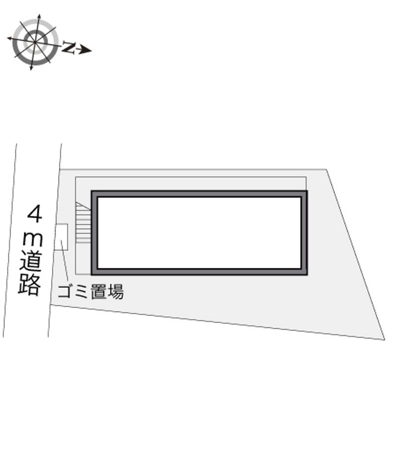 レオパレス境川親水公園 配置図