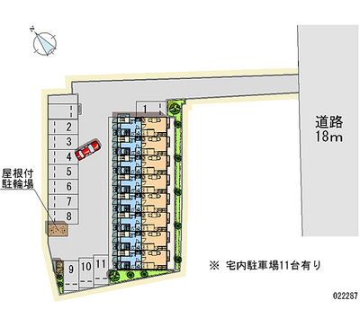 22287 Monthly parking lot