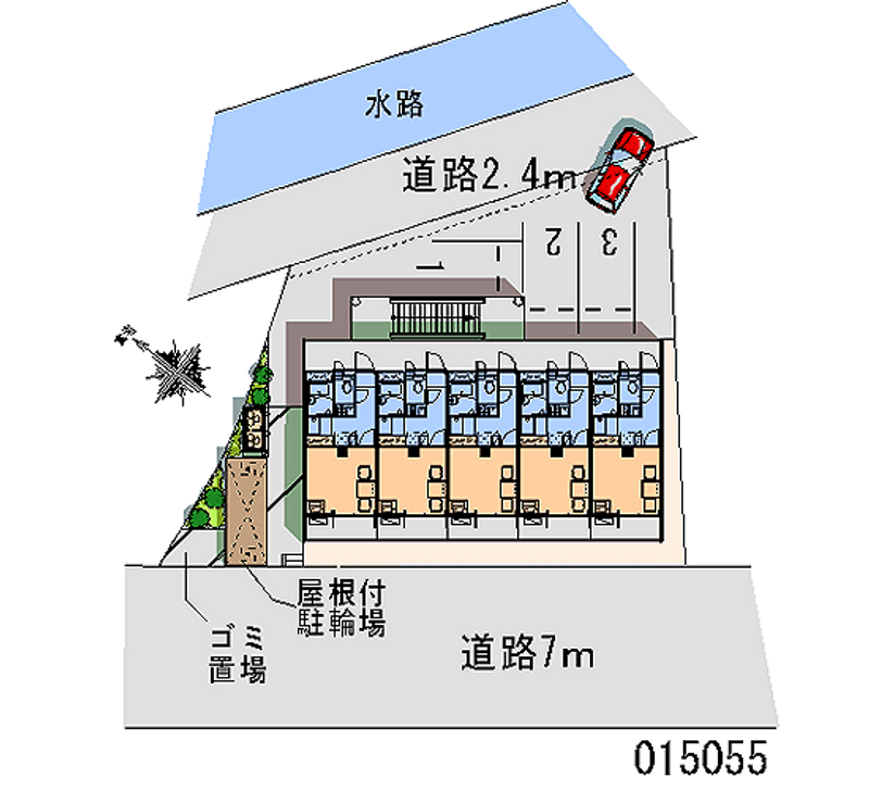 レオパレスリオ 区画図