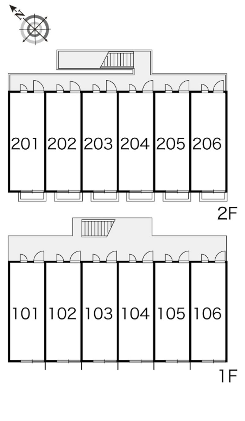 レオパレスＵフォンターナ 間取り配置図