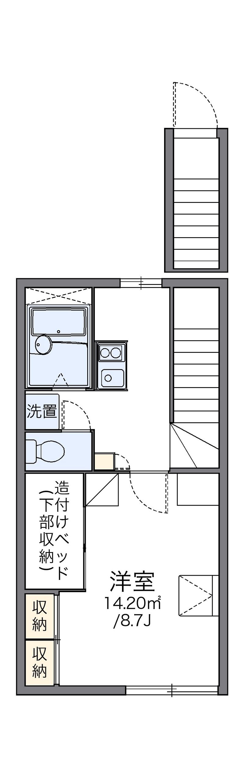 レオパレスＣａｒｍｉｎａ 間取図