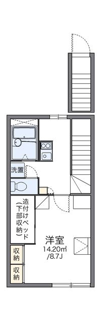 レオパレスＣａｒｍｉｎａ 間取り図